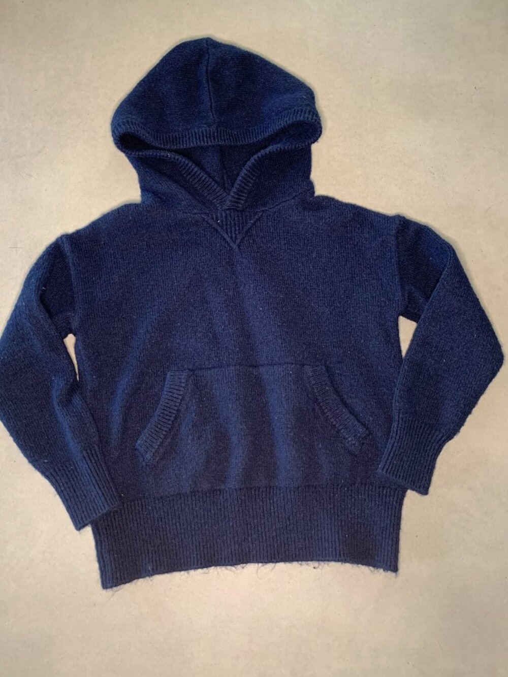 Gap Kids Navy Soft Knit Hooded Sweater XS